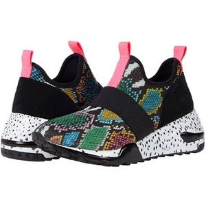 Steve Madden Nital Sneaker Multi-Color Snake Print